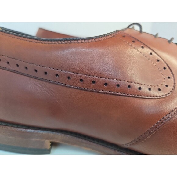Allen Edmonds Kingsley Size 15 D Saddle Balmoral Punched Apron Oxfords Lace Up main image 9